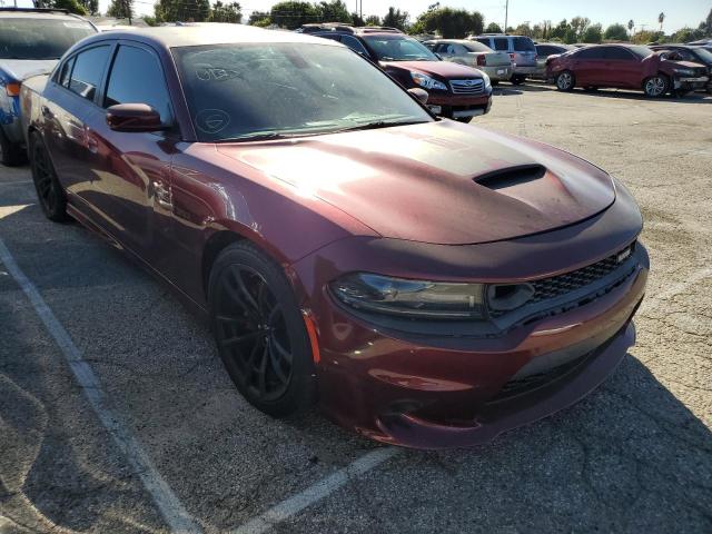 2C3CDXGJ2KH530448 - 2019 DODGE CHARGER SCAT PACK BURGUNDY photo 4