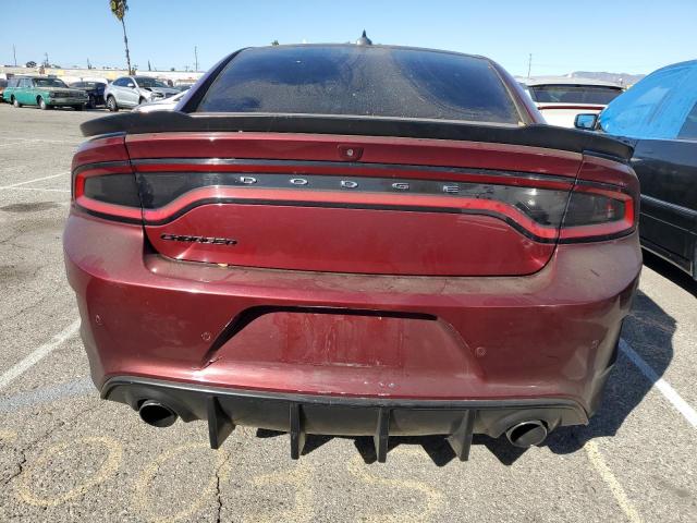 2C3CDXGJ2KH530448 - 2019 DODGE CHARGER SCAT PACK BURGUNDY photo 6