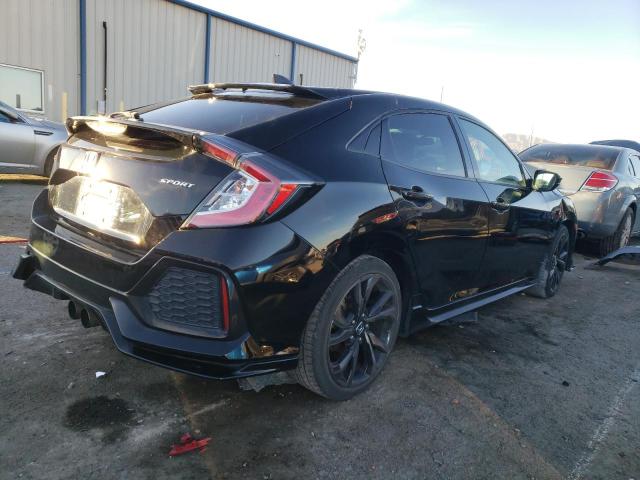 SHHFK7H46KU401284 - 2019 HONDA CIVIC SPORT შავი ფოტო 3