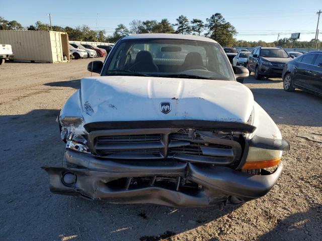 1B7FL16X72S555644 - 2002 DODGE DAKOTA BASE WHITE photo 5