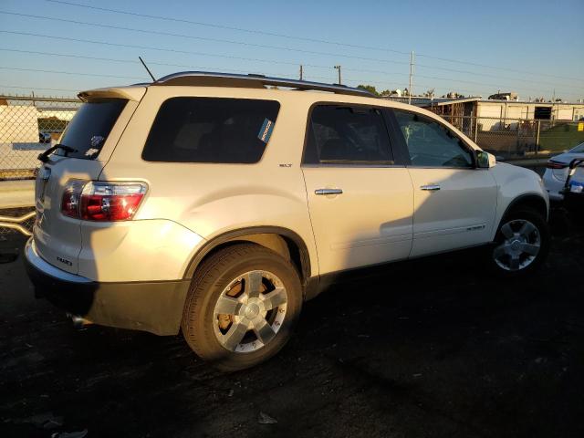 1GKEV23768J180137 - 2008 GMC ACADIA SLT-1 WHITE photo 3