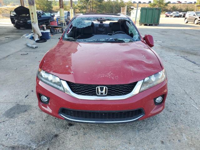 1HGCT2B8XFA007108 - 2015 HONDA ACCORD EXL RED photo 5