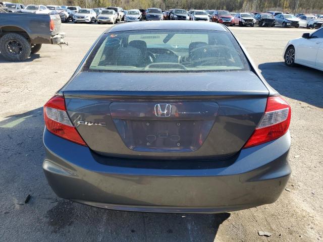 2HGFB2F86CH311110 - 2012 HONDA CIVIC EX GRAY photo 6