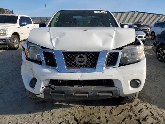 1N6AD0EV4CC437688 - 2012 NISSAN FRONTIER S WHITE photo 5