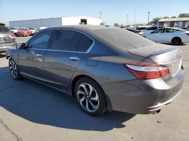 1HGCR3F84GA001854 - 2016 HONDA ACCORD EXL GRAY photo 2