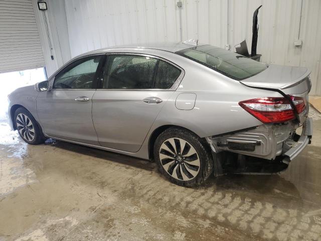 JHMCR6F34HC008859 - 2017 HONDA ACCORD HYBRID SILVER photo 2