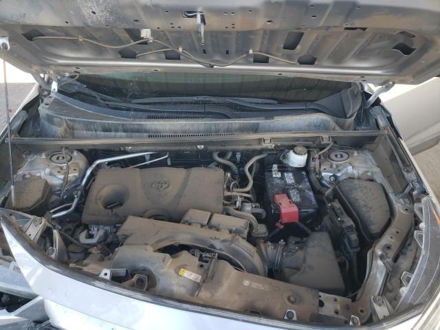 2T3W1RFV7KC027095 - 2019 TOYOTA RAV4 XLE SILVER photo 12