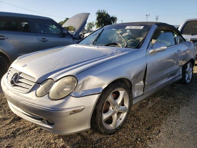 WDBTK65GX5T033740 - 2005 MERCEDES-BENZ CLK 320 SILVER photo 1