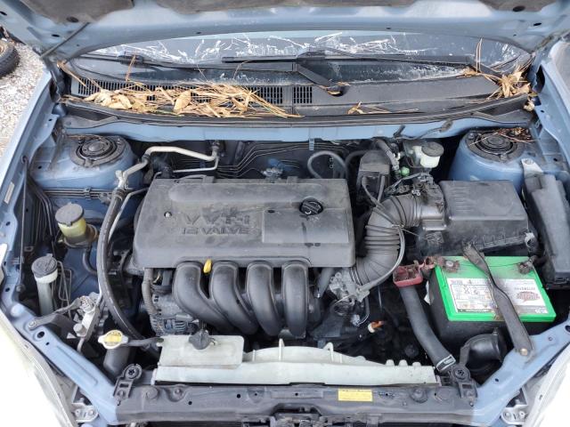 2T1KR38E43C060471 - 2003 TOYOTA COROLLA MA XR SILVER photo 11