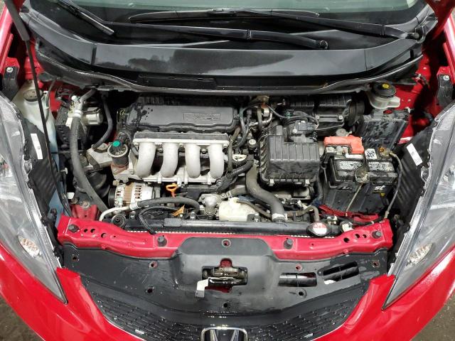 JHMGE8H38CC022035 - 2012 HONDA FIT RED photo 11