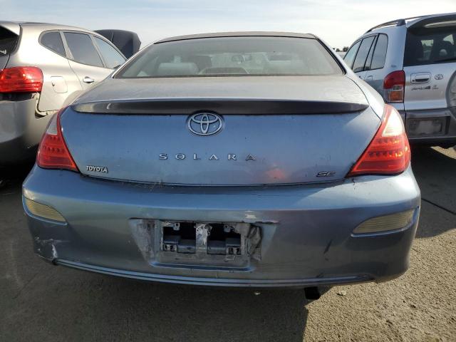 4T1CE30P97U752985 - 2007 TOYOTA CAMRY SOLA SE BLUE photo 6