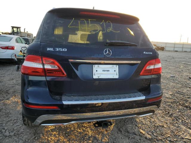 4JGDA5HB9EA425764 - 2014 MERCEDES-BENZ ML 350 4MATIC BLACK photo 6