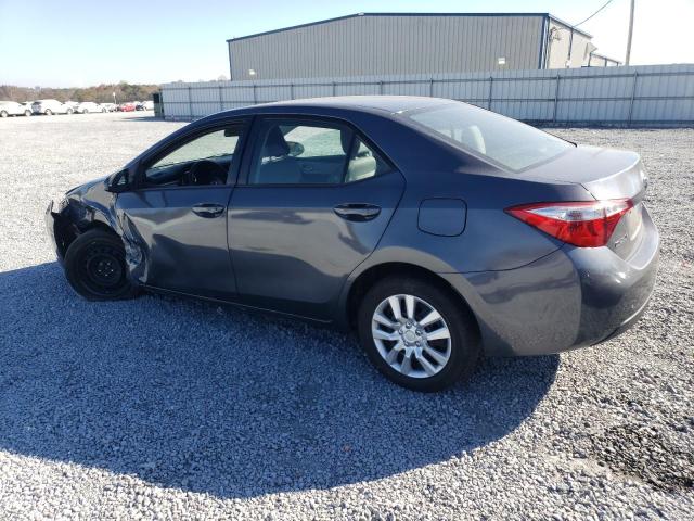 5YFBURHE4FP320924 - 2015 TOYOTA COROLLA L GRAY photo 2