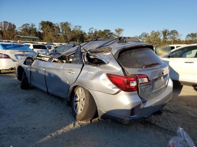 4S4BSAFC8H3237643 - 2017 SUBARU OUTBACK 2.5I PREMIUM SILVER photo 2