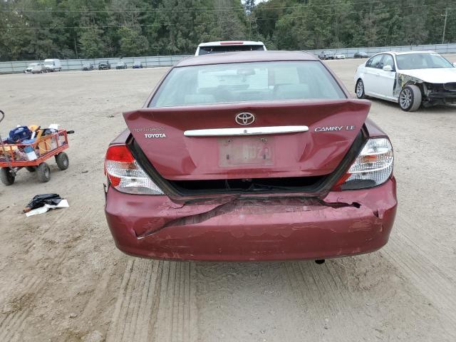 4T1BE32K33U150817 - 2003 TOYOTA CAMRY LE RED photo 6