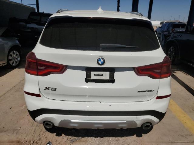 5UXTY3C05L9B46527 - 2020 BMW X3 SDRIVE30I WHITE photo 6