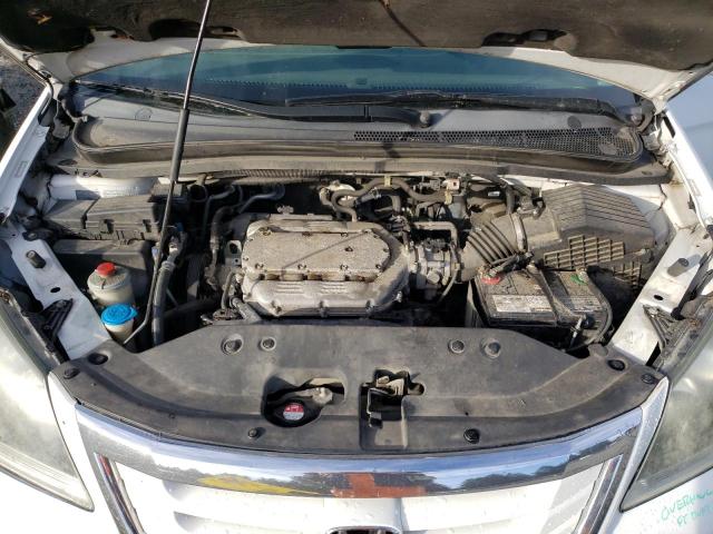 5FNRL38739B400554 - 2009 HONDA ODYSSEY EXL WHITE photo 12