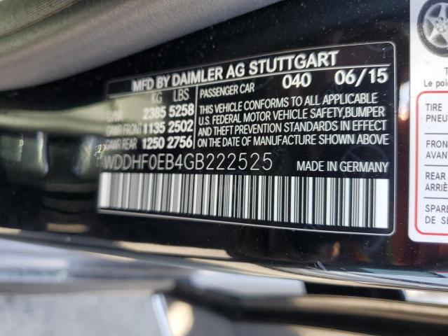 WDDHF0EB4GB222525 - 2016 MERCEDES-BENZ E 250 BLUETEC BLACK photo 12