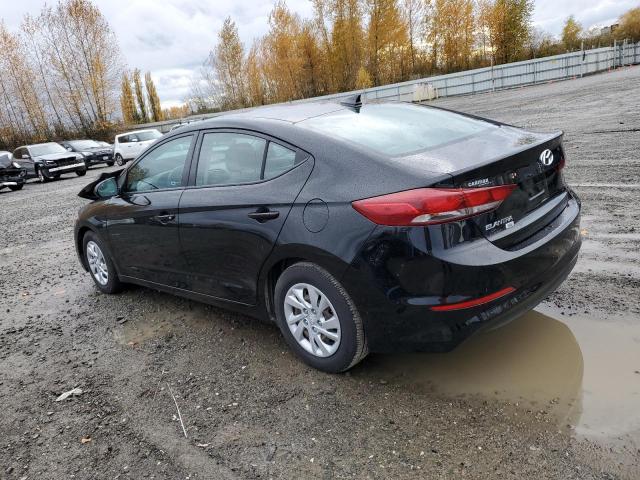 5NPD74LF5HH071598 - 2017 HYUNDAI ELANTRA SE BLACK photo 2