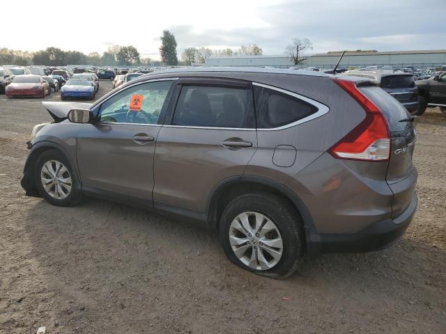 5J6RM4H77DL064748 - 2013 HONDA CR-V EXL GRAY photo 2