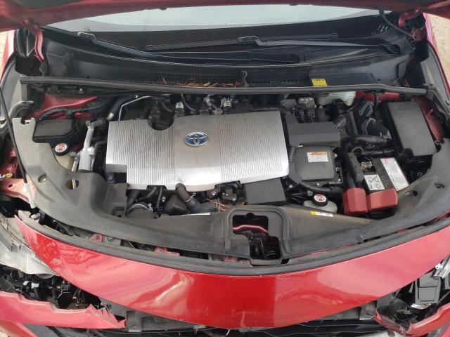 JTDKARFP0H3010519 - 2017 TOYOTA PRIUS PRIM 勃艮第红 照片 11