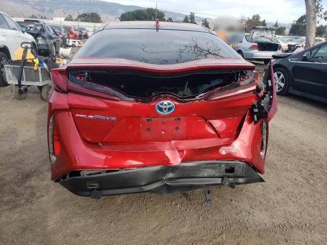 JTDKARFP0H3010519 - 2017 TOYOTA PRIUS PRIM 勃艮第红 照片 6