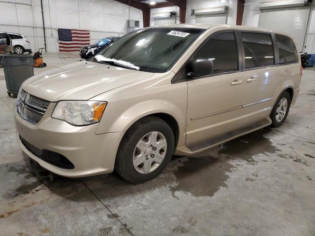 2C4RDGBG7DR507097 - 2013 DODGE GRAND CARA SE GOLD photo 1