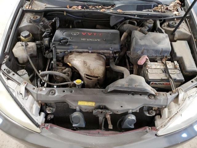 4T1BE32K52U569587 - 2002 TOYOTA CAMRY LE GRAY photo 11