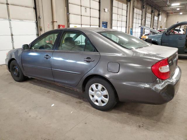 4T1BE32K52U569587 - 2002 TOYOTA CAMRY LE GRAY photo 2