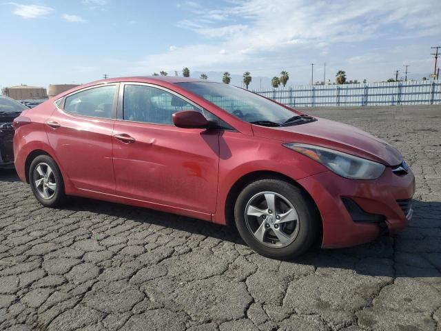 KMHDH4AEXEU206787 - 2014 HYUNDAI ELANTRA SE RED photo 4