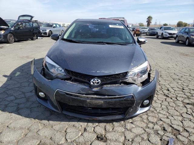 5YFBURHE7EP004299 - 2014 TOYOTA COROLLA L BLUE photo 5