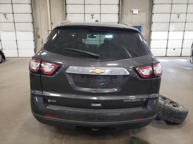 1GNKRFED5DJ114449 - 2013 CHEVROLET TRAVERSE LS CHARCOAL photo 6