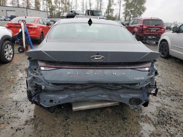 KMHLN4AJ1NU016765 - 2022 HYUNDAI ELANTRA LIMITED GRAY photo 6