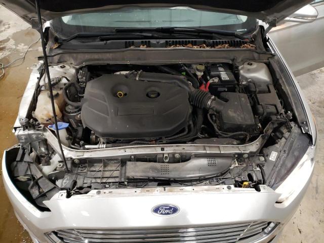 3FA6P0H92ER253164 - 2014 FORD FUSION SE SILVER photo 11