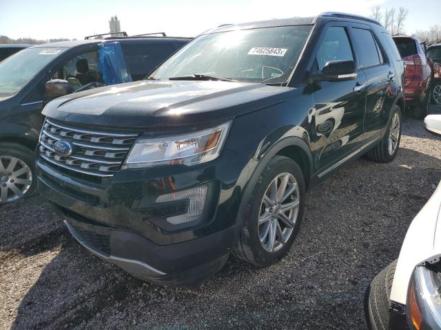 1FM5K7F83HGC23461 - 2017 FORD EXPLORER LIMITED BLACK photo 1