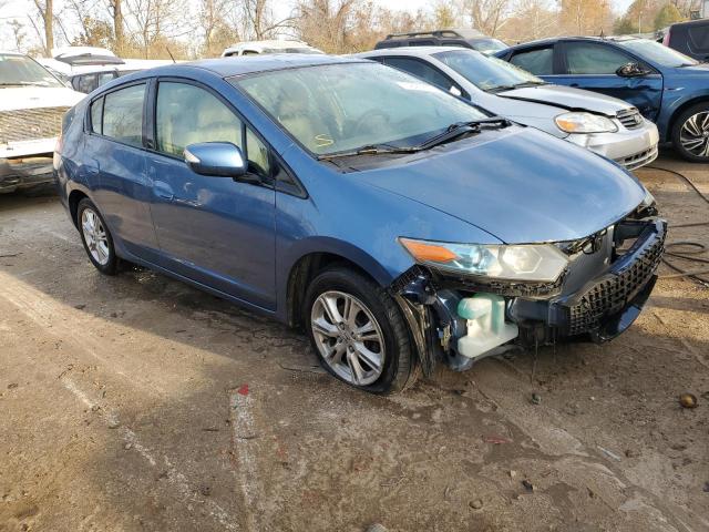 JHMZE2H73AS001394 - 2010 HONDA INSIGHT EX BLUE photo 4