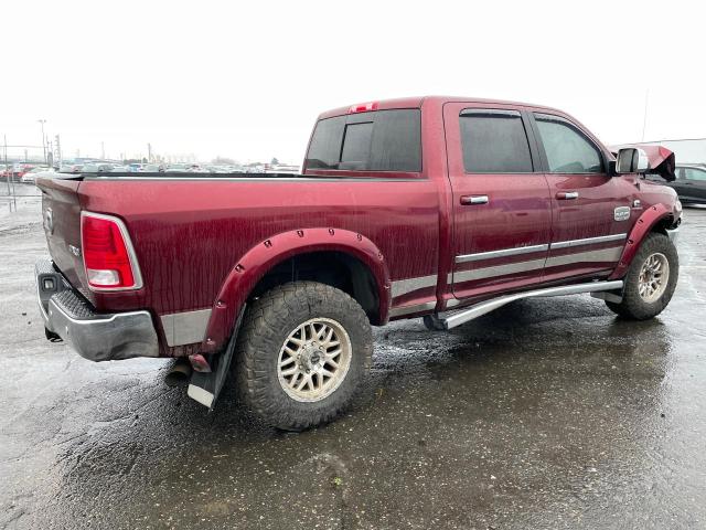 3C63R3FL6HG526914 - 2017 RAM 3500 LONGHORN MAROON photo 3