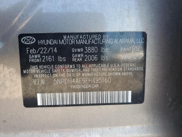 5NPDH4AE9EH495160 - 2014 HYUNDAI ELANTRA SE BROWN photo 13