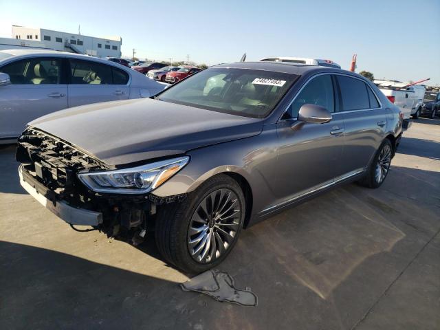 KMHG54JHXJU039275 - 2018 GENESIS G90 ULTIMATE GRAY photo 1