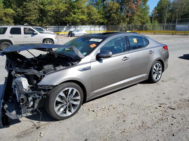 5XXGR4A65FG501147 - 2015 KIA OPTIMA SX GRAY photo 1