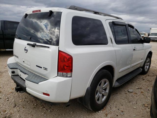 5N1BA08D08N623691 - 2008 NISSAN ARMADA SE WHITE photo 3