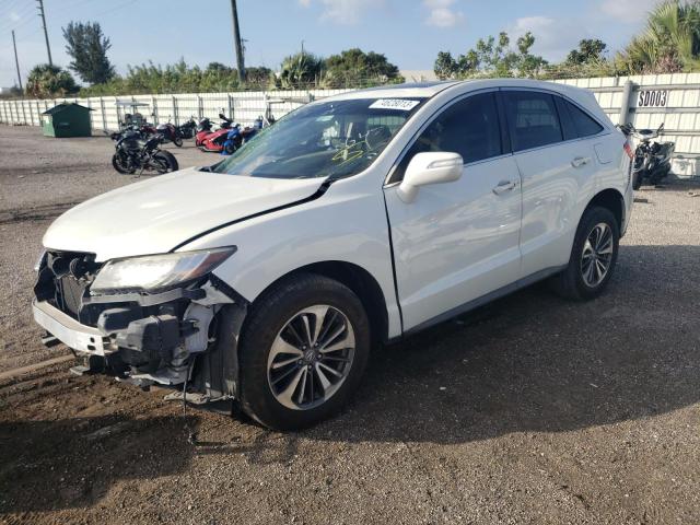 5J8TB3H77JL006647 - 2018 ACURA RDX ADVANCE WHITE photo 1