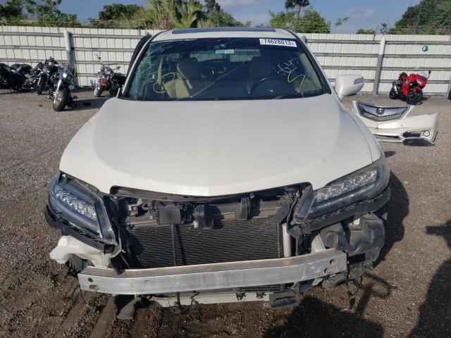 5J8TB3H77JL006647 - 2018 ACURA RDX ADVANCE WHITE photo 5