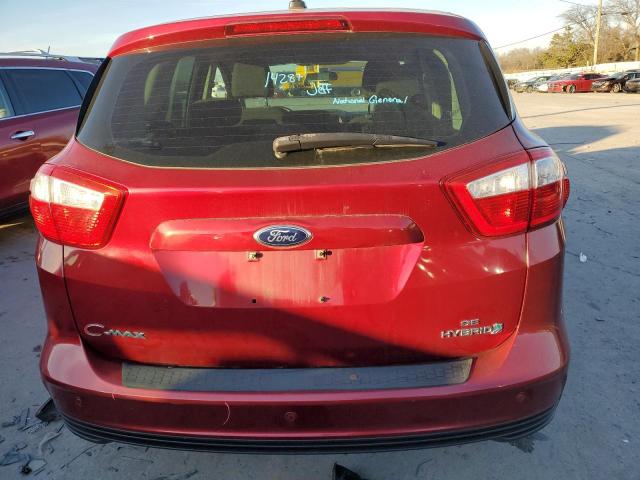 1FADP5AU0EL502739 - 2014 FORD C-MAX SE BURGUNDY photo 6