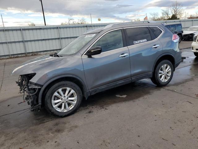 5N1AT2MV4FC924439 - 2015 NISSAN ROGUE S GRAY photo 1