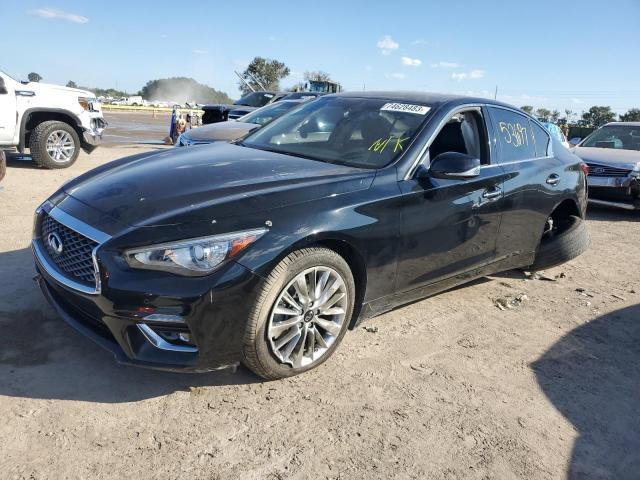 JN1EV7BP1MM700721 - 2021 INFINITI Q50 LUXE BLACK photo 1