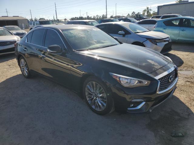 JN1EV7BP1MM700721 - 2021 INFINITI Q50 LUXE BLACK photo 4