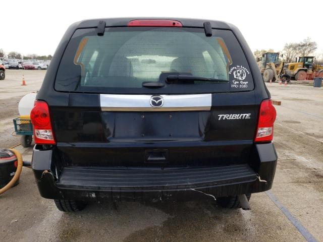 4F2CY0C75BKM06359 - 2011 MAZDA TRIBUTE I BLACK photo 6