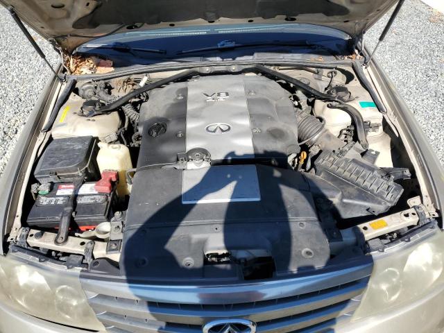 JNKAY41E73M005447 - 2003 INFINITI M45 TAN photo 11