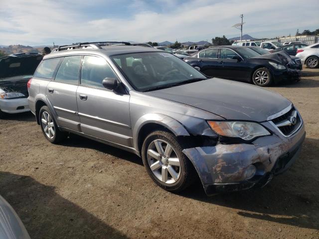 4S4BP61C697335313 - 2009 SUBARU OUTBACK 2.5I GRAY photo 4